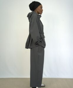 pantalon coupe droite barrel modeste