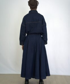 jupe en jean longue modeste