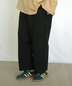 pantalon coupe droite barrel modeste