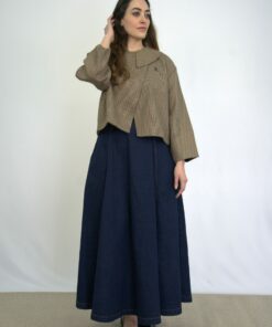 jupe en jean longue modeste