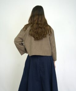 veste asymétrique ballon modeste