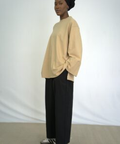 pantalon coupe droite barrel modeste