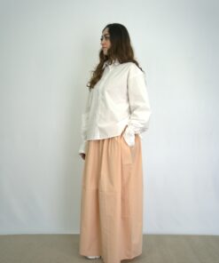 jupe longue popeline ballon modeste