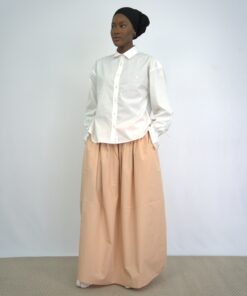 jupe longue popeline ballon modeste