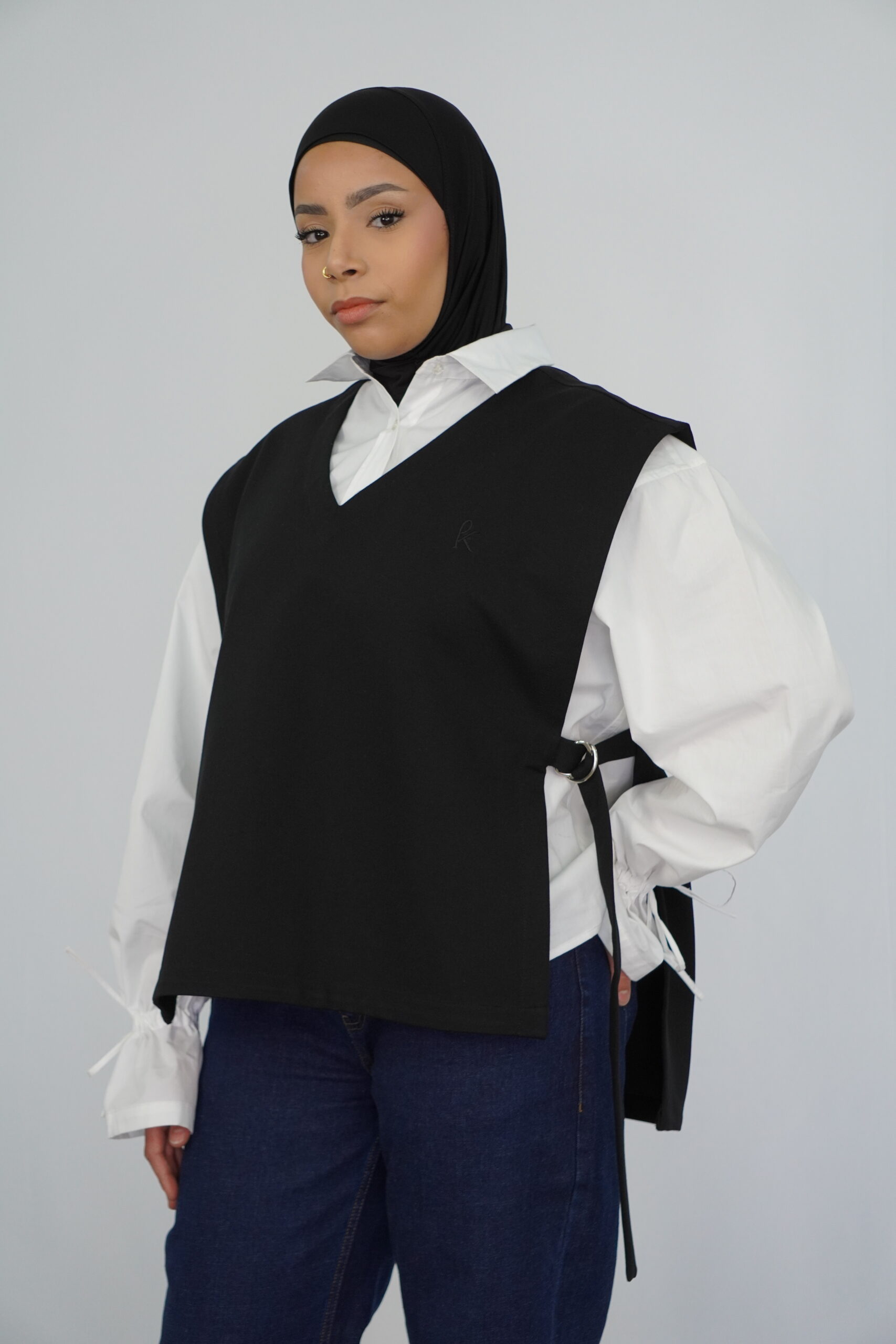 tablier sans manches modeste