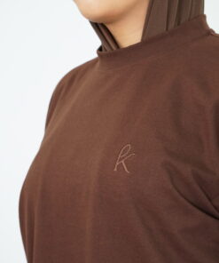 t shirt manches longues oversize modeste