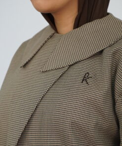 veste asymétrique ballon modeste